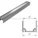 DoorHan 80041/M : Алюминиевый верхний и нижний профиль металлик