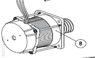 AN-MOTORS ASW.4008 : Электродвигатель с червяком (в сборе)