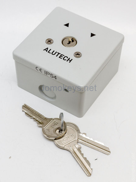 ALUTECH SAPF : выключатель замковый (ключ-кнопка) для наружного монтажа