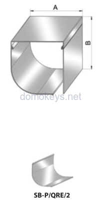 ALUTECH SB-P/QRE/2/180 : Панель короба