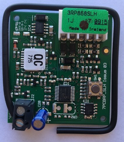FAAC 787730 : Радиоприемник 1-канальный встраиваемый в разъем RP 868 МГц память на 250 пультов с кодировкой SLH