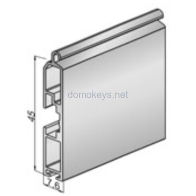 ALUTECH ES9x45I/eco : Профиль концевой