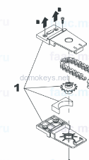 FAAC 423003 : Звездочка для направляющих с цепью потолочных приводов секционных ворот