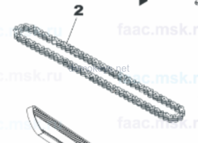FAAC 741023 : Цепь 10м для направляющих потолочных приводов секционных ворот