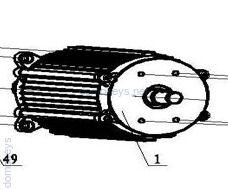AN-MOTORS ASI.101 : Электродвигатель привода в корпусе